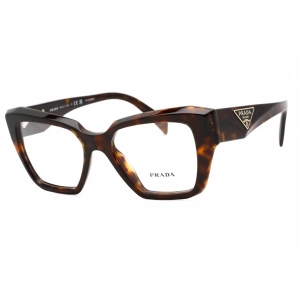 Prada Women's Eyeglasses - Full Rim Tortoise Plastic Cat Eye Frame | 0PR 09ZV 2AU1O1