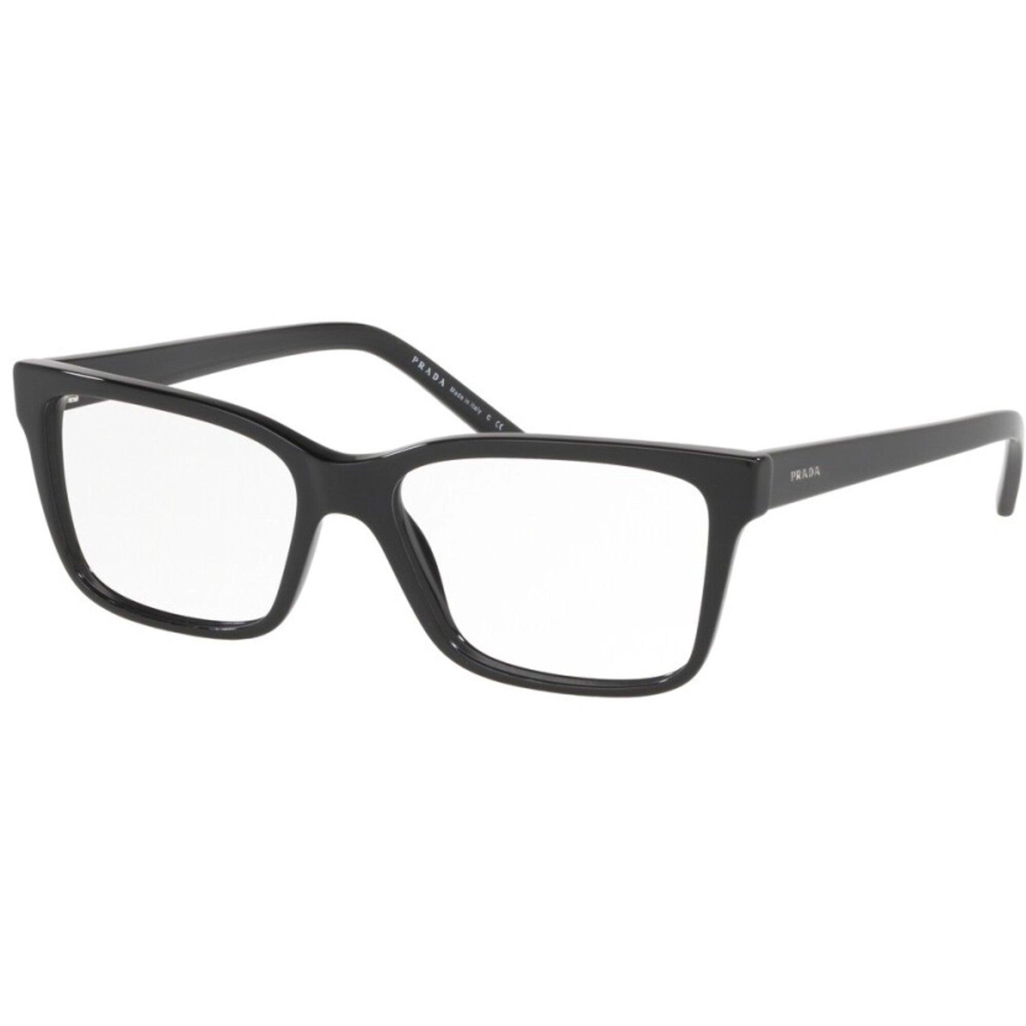Prada Women's Eyeglasses - Millenials Black Plastic Frame | PRADA 0PR 17VV 1AB1O152