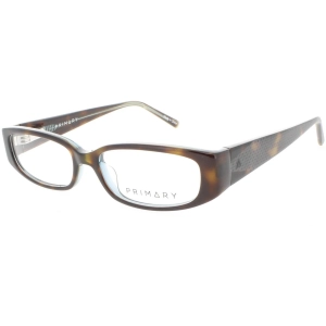 Primary Women's Eyeglasses - Demo Lens Plastic Rectangular Full Rim | 1066 TORTOISE