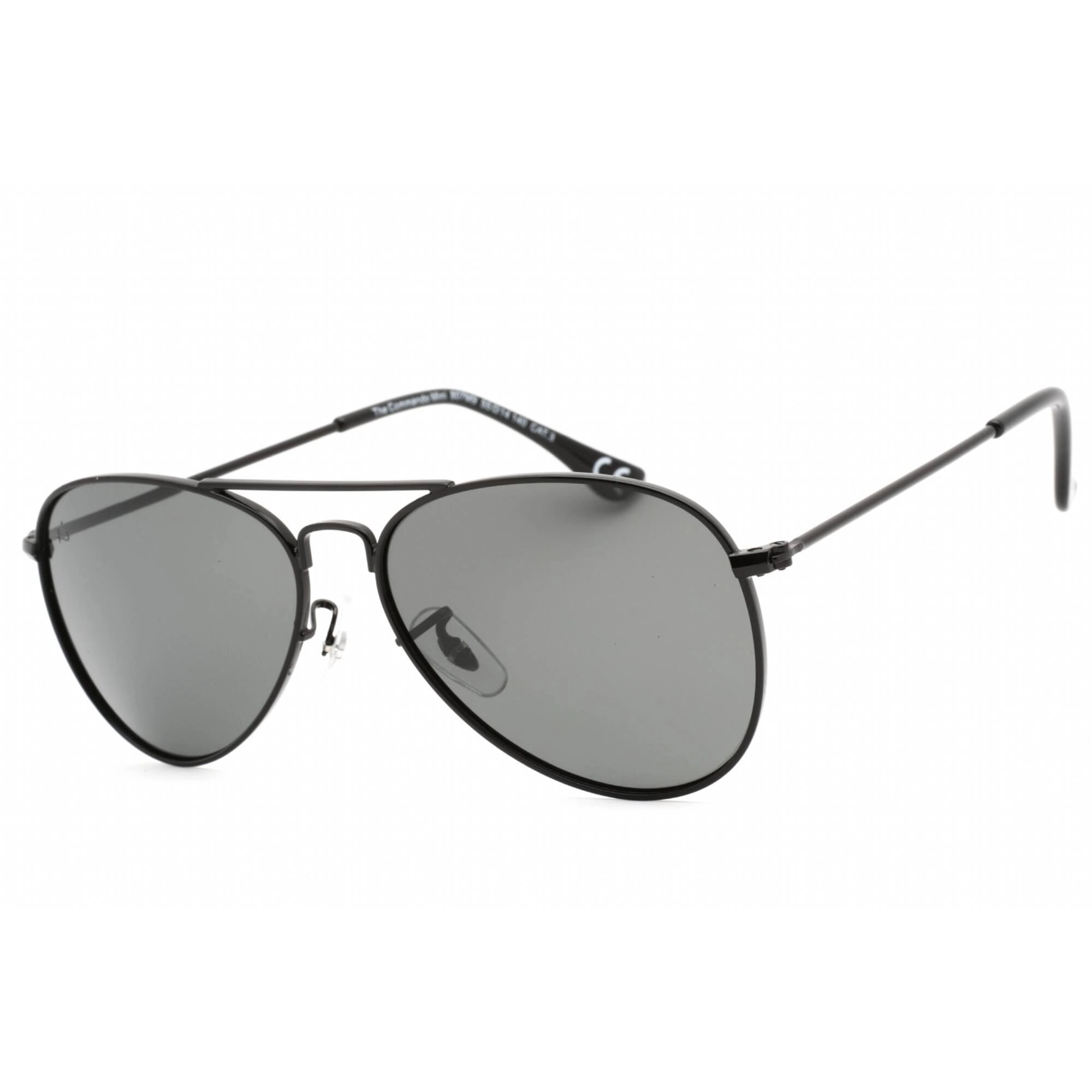 Prive Revaux Women's Sunglasses - Metal Aviator Frame | Commando Mini Caviar Black