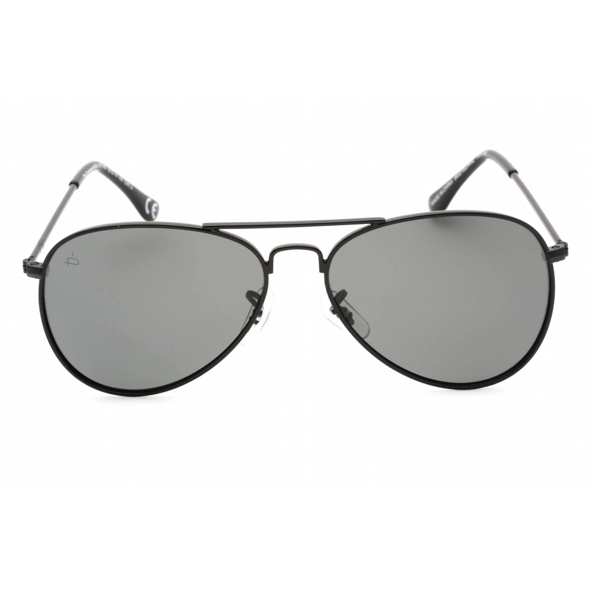 Prive Revaux Women's Sunglasses - Metal Aviator Frame | Commando Mini Caviar Black