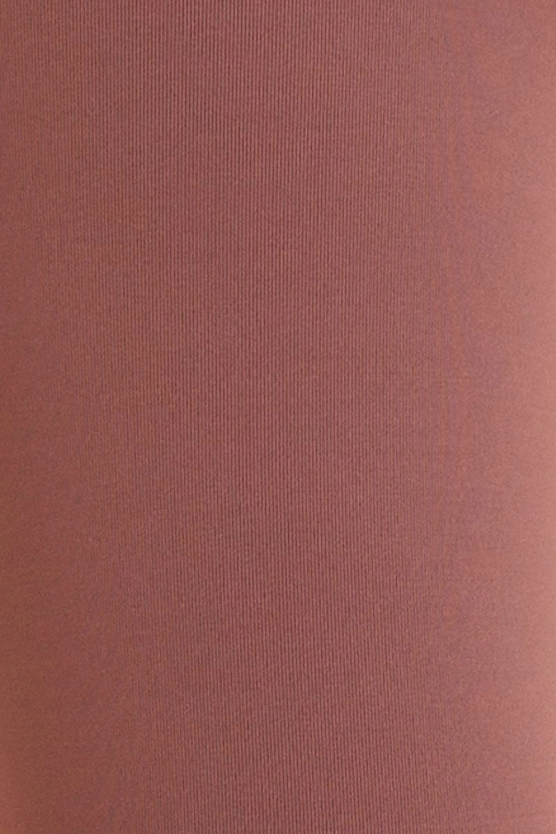 Purple Active Legging Stretch Full Length