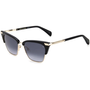 Rag and Bone Women's Sunglasses - Black Cat Eye Plastic/Metal Frame | RNB1053/S 0807