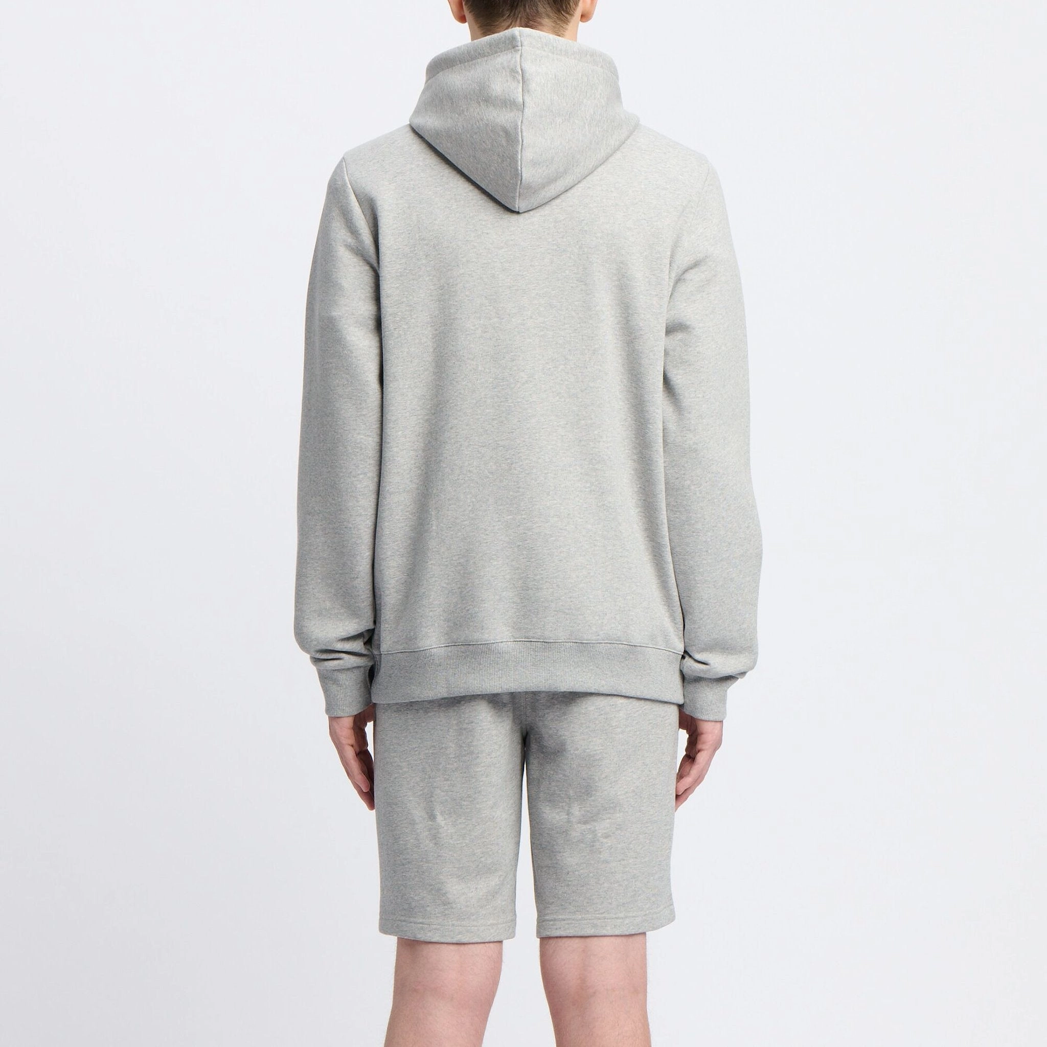 REEBOK MEN'S IDENTITY SMALL LOGO GREY HOODIE