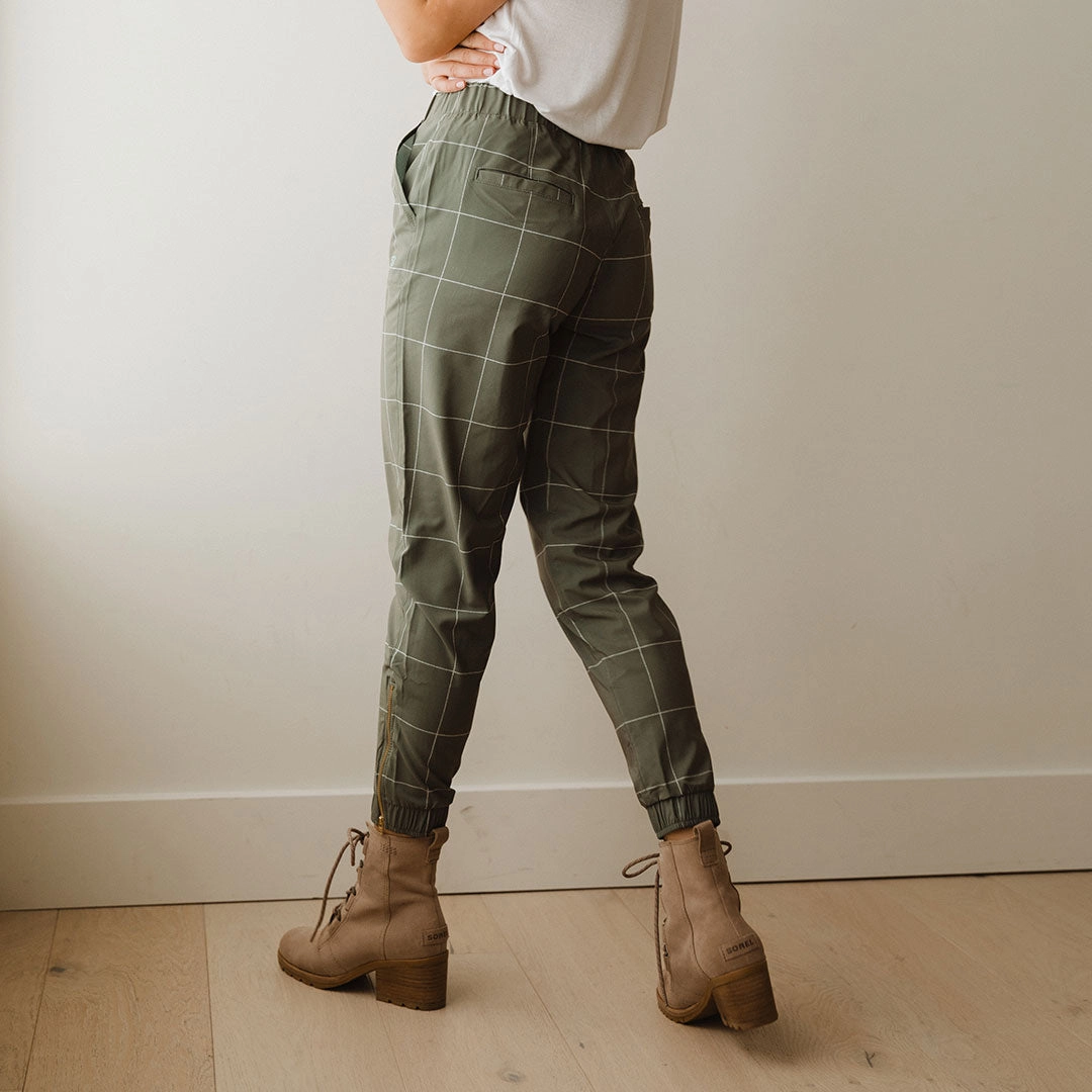 Sage Windowpane Jetsetters