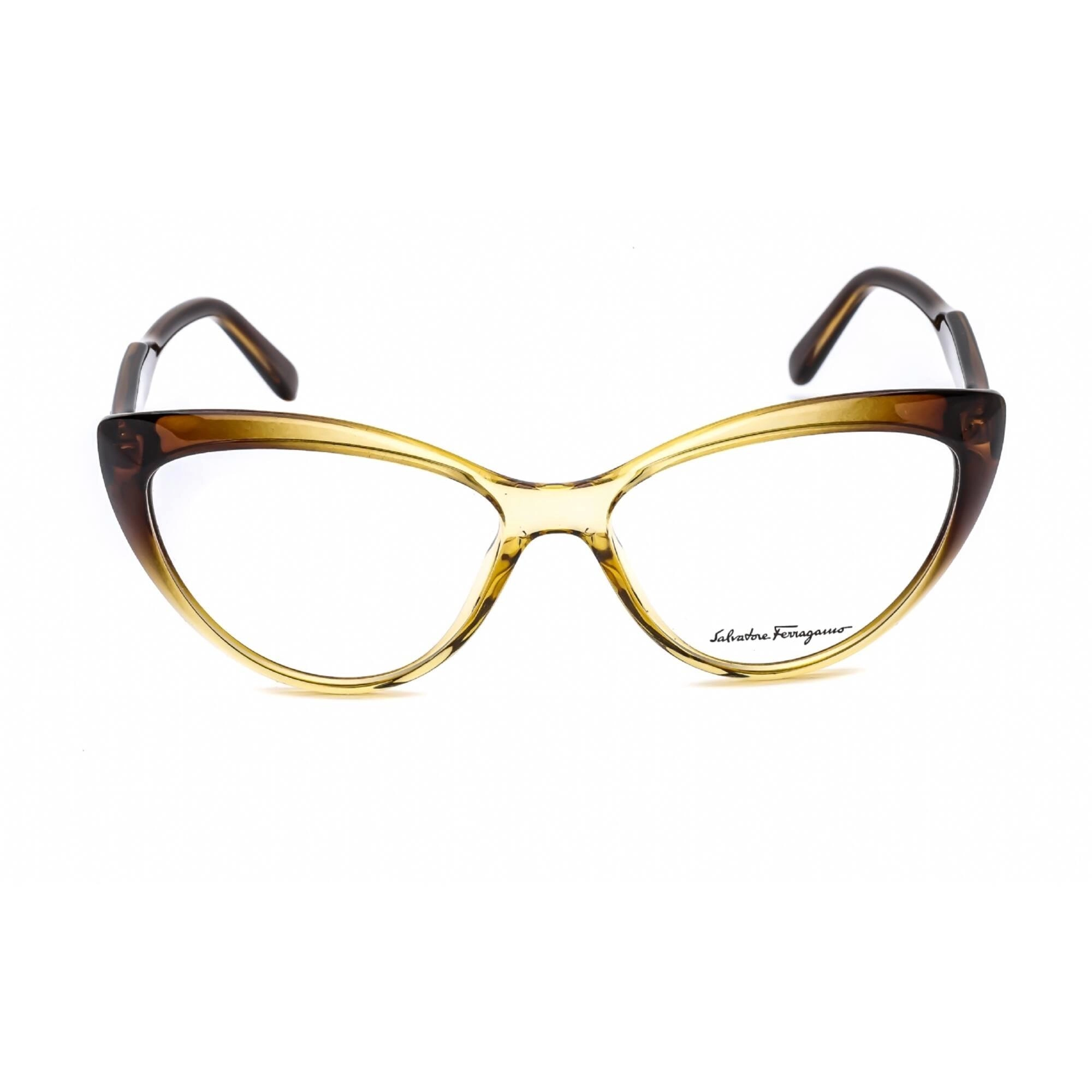 Salvatore Ferragamo Women's Eyeglasses - Cat Eye Brown Gradient Frame | SF2853 250
