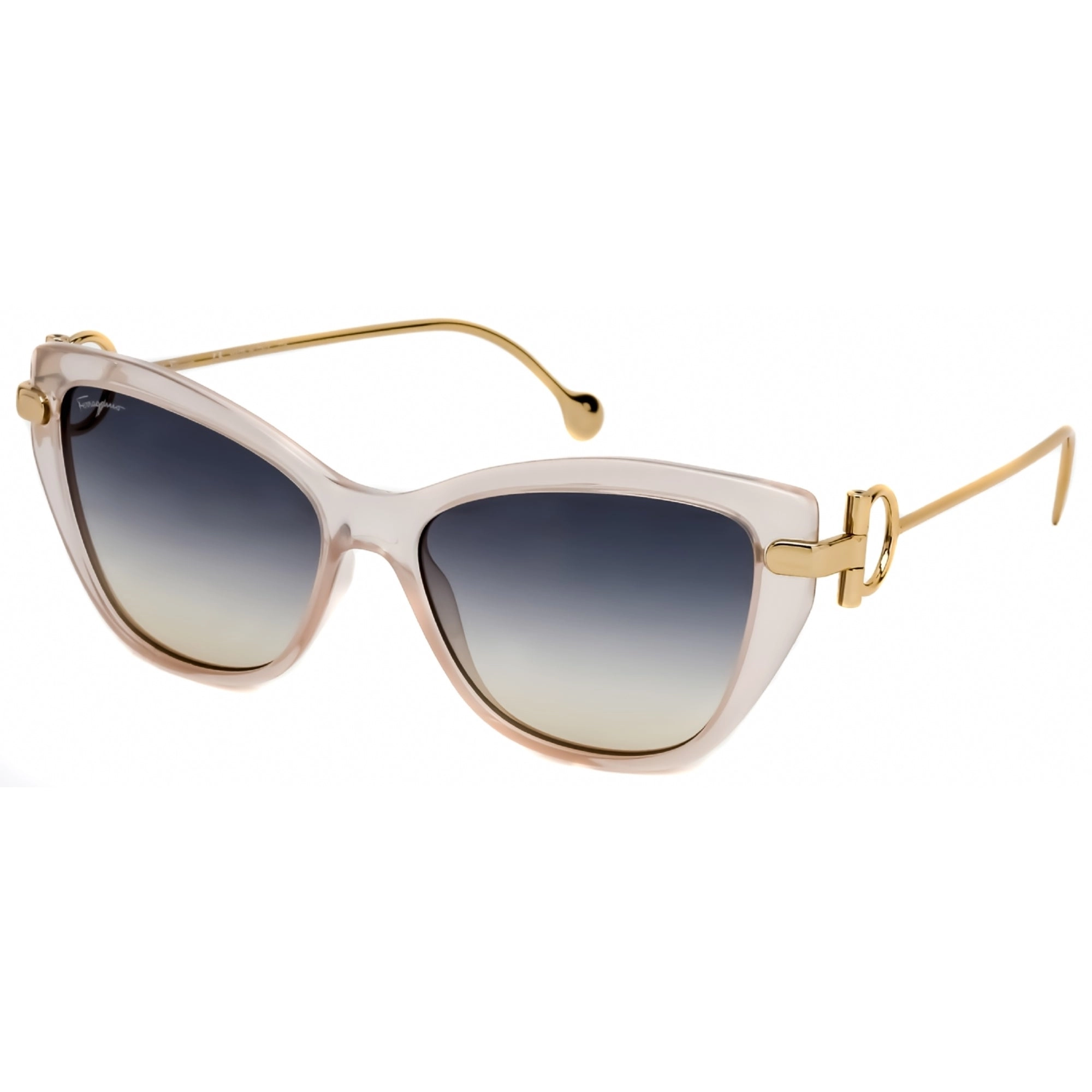 Salvatore Ferragamo Women's Sunglasses - Nude Plastic Cat Eye Shape Frame | SF928S 290