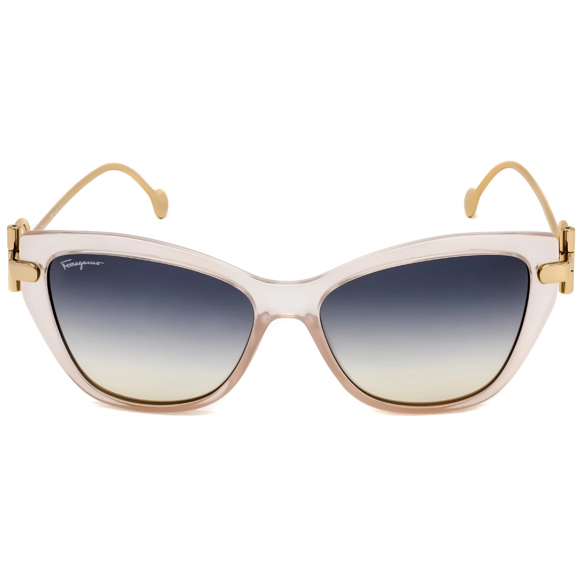 Salvatore Ferragamo Women's Sunglasses - Nude Plastic Cat Eye Shape Frame | SF928S 290