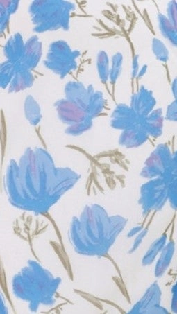 Sansa Mini Skirt - Blue Bell Floral