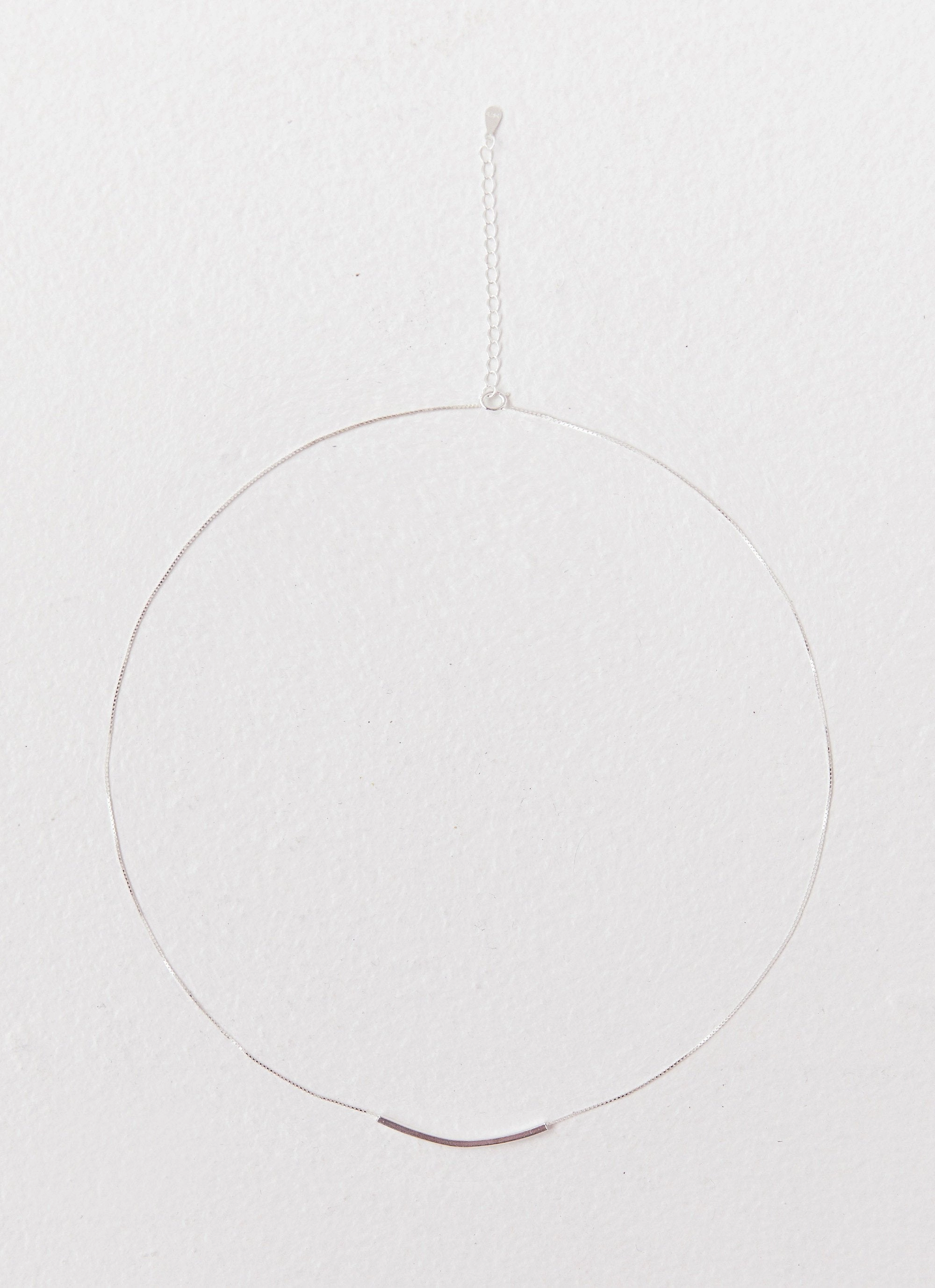Simplicity Chain Necklace - Silver