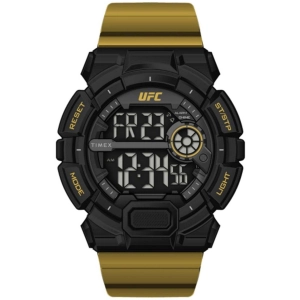 Timex Men's Watch - UFC Striker Digital Black Dial Yellow Rubber Strap | TW5M53600GP