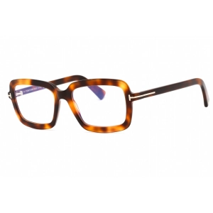 Tom Ford Women's Eyeglasses - Blonde Havana Plastic Full Rim Frame | FT5767-B 053