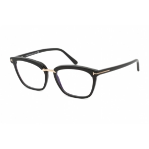 Tom Ford Women's Eyeglasses - Shiny Black Cat Eye Full Rim Frame | FT5550-B 001