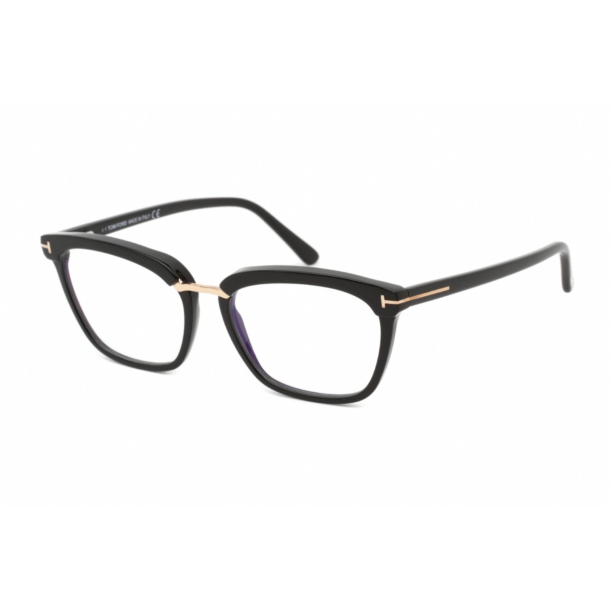 Tom Ford Women's Eyeglasses - Shiny Black Cat Eye Full Rim Frame | FT5550-B 001