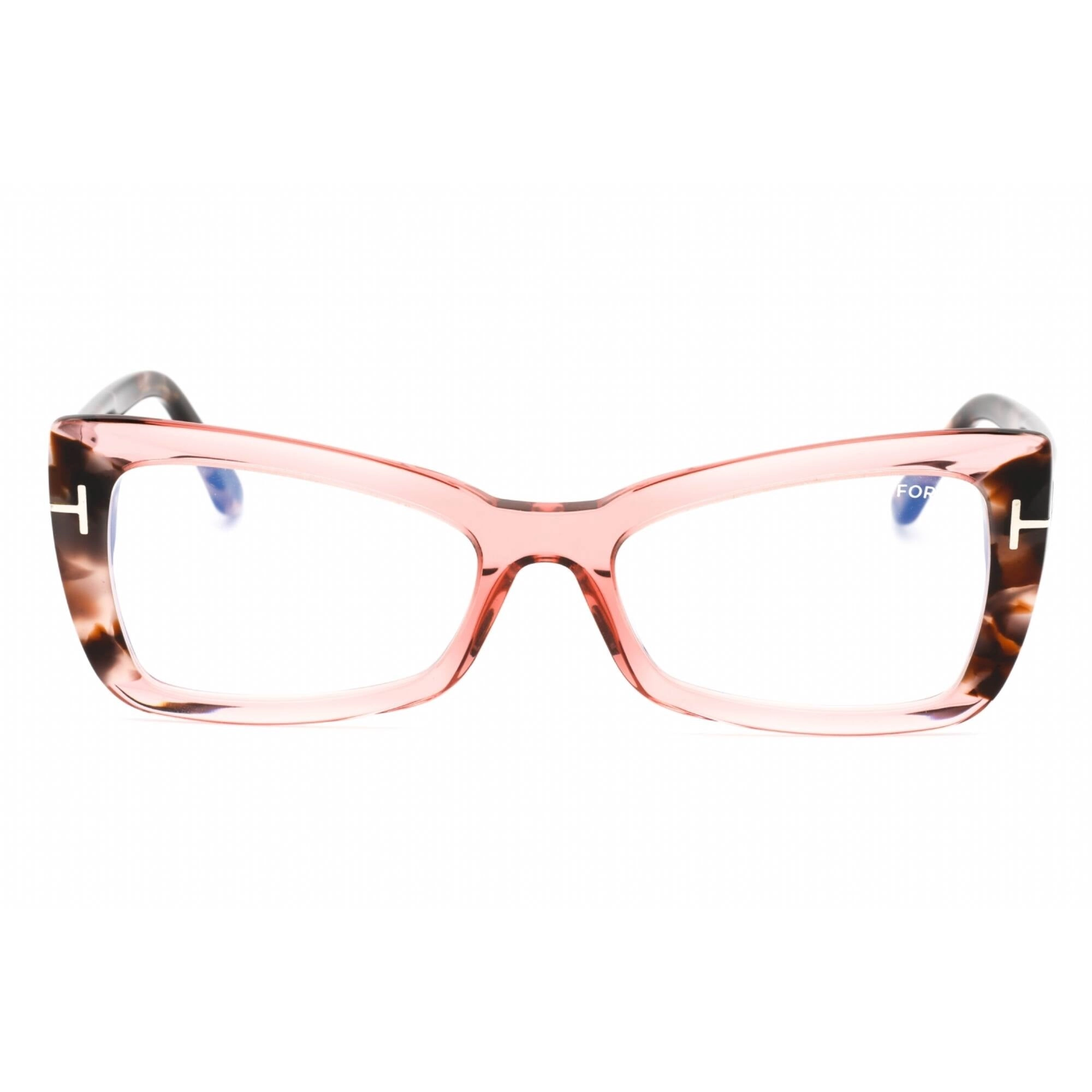 Tom Ford Women's Eyeglasses - Shiny Pink Plastic Cat Eye Full Rim Frame | FT5879-B 072
