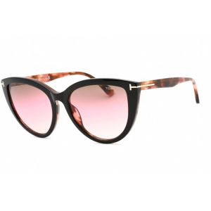 Tom Ford Women's Sunglasses - Black/Other Plastic Cat Eye Shape Frame | FT0915 05F