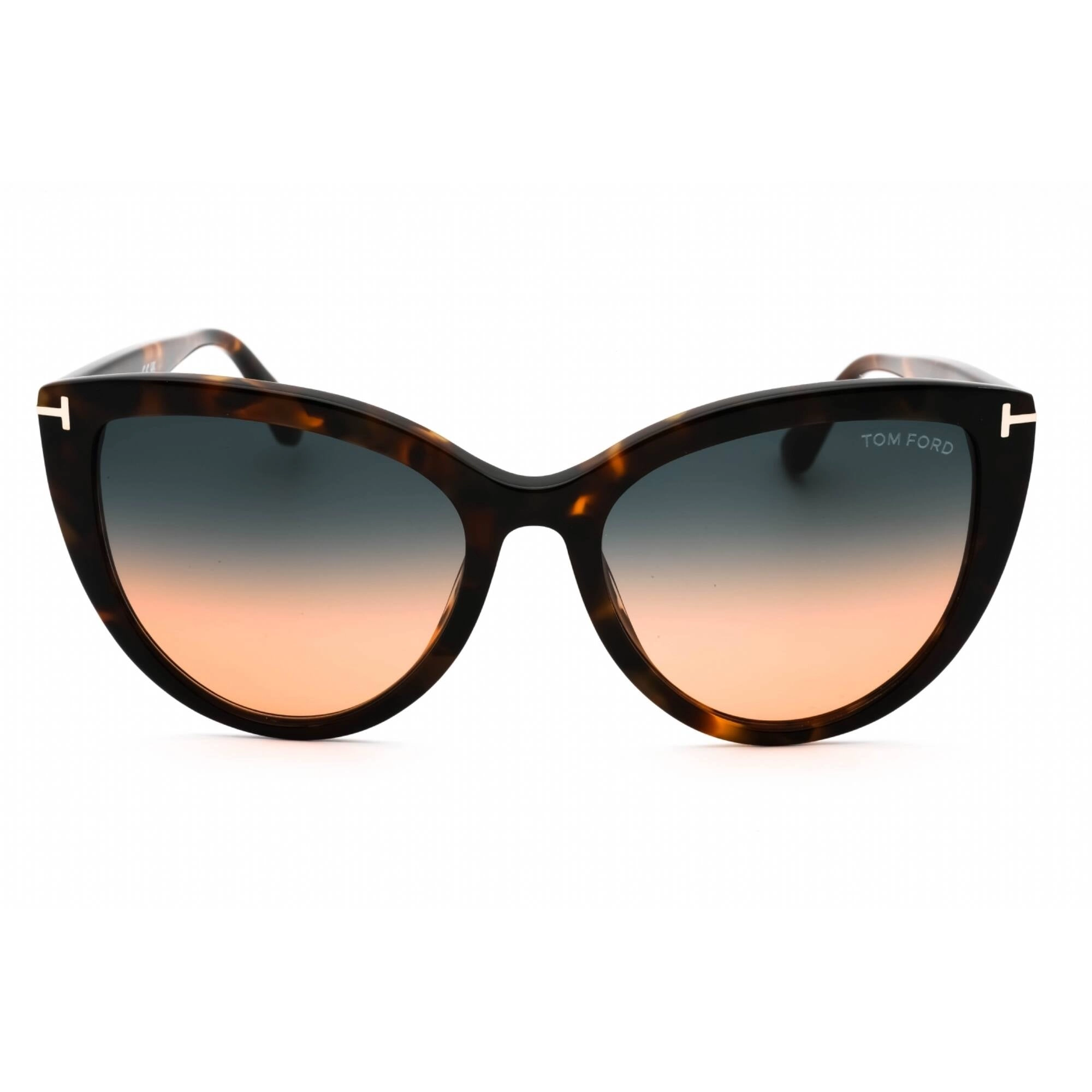 Tom Ford Women's Sunglasses - Coloured Havana Cat Eye Plastic Frame | FT0915 55P