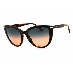 Tom Ford Women's Sunglasses - Coloured Havana Cat Eye Plastic Frame | FT0915 55P