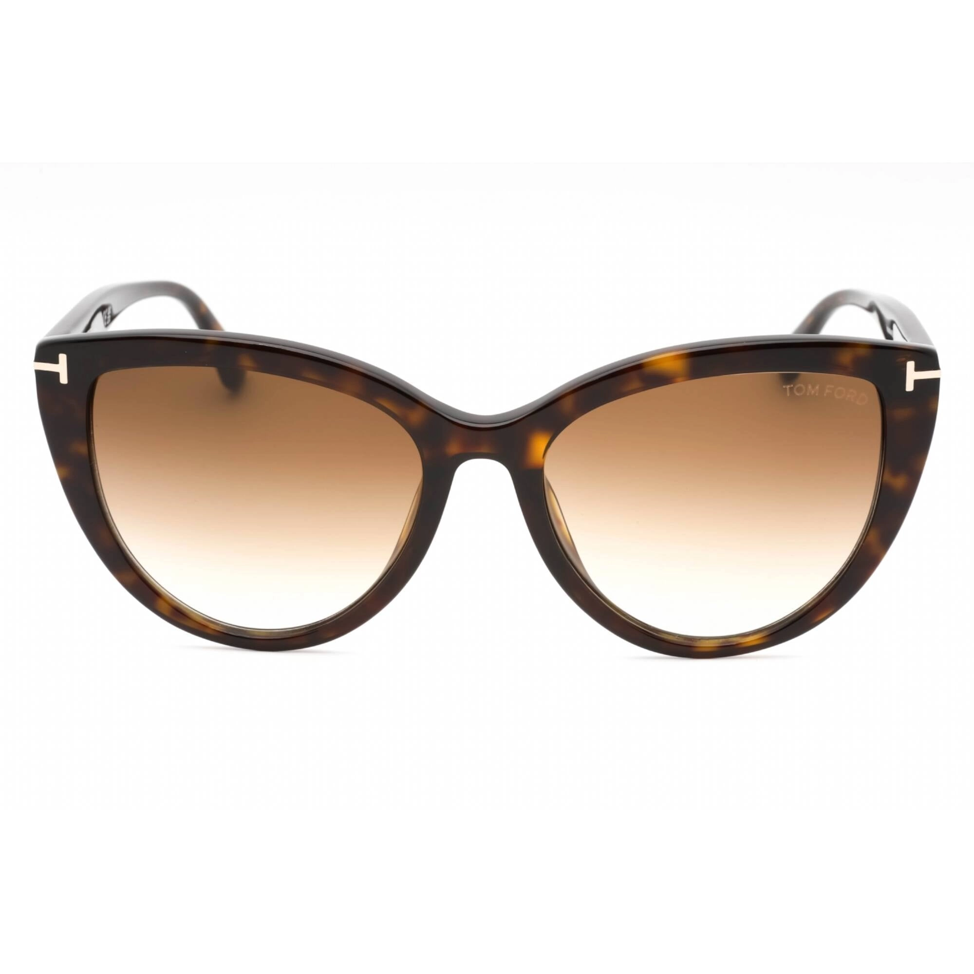 Tom Ford Women's Sunglasses - Dark Havana Plastic Cat Eye Full Rim Frame | FT0915 52F