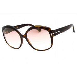 Tom Ford Women's Sunglasses - Dark Havana Plastic Cat Eye Full Rim Frame | FT0919 52F