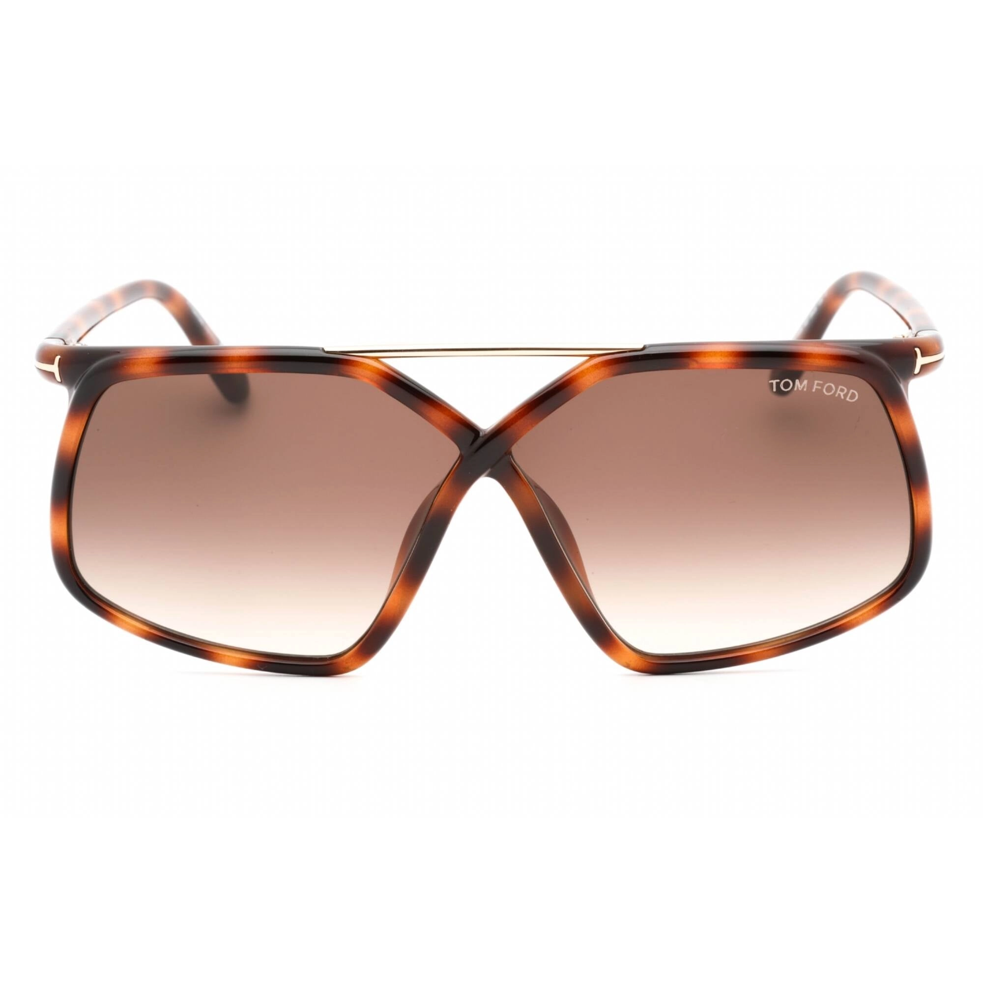 Tom Ford Women's Sunglasses - Dark Havana Square Shape Full Rim Frame | FT1038 52F