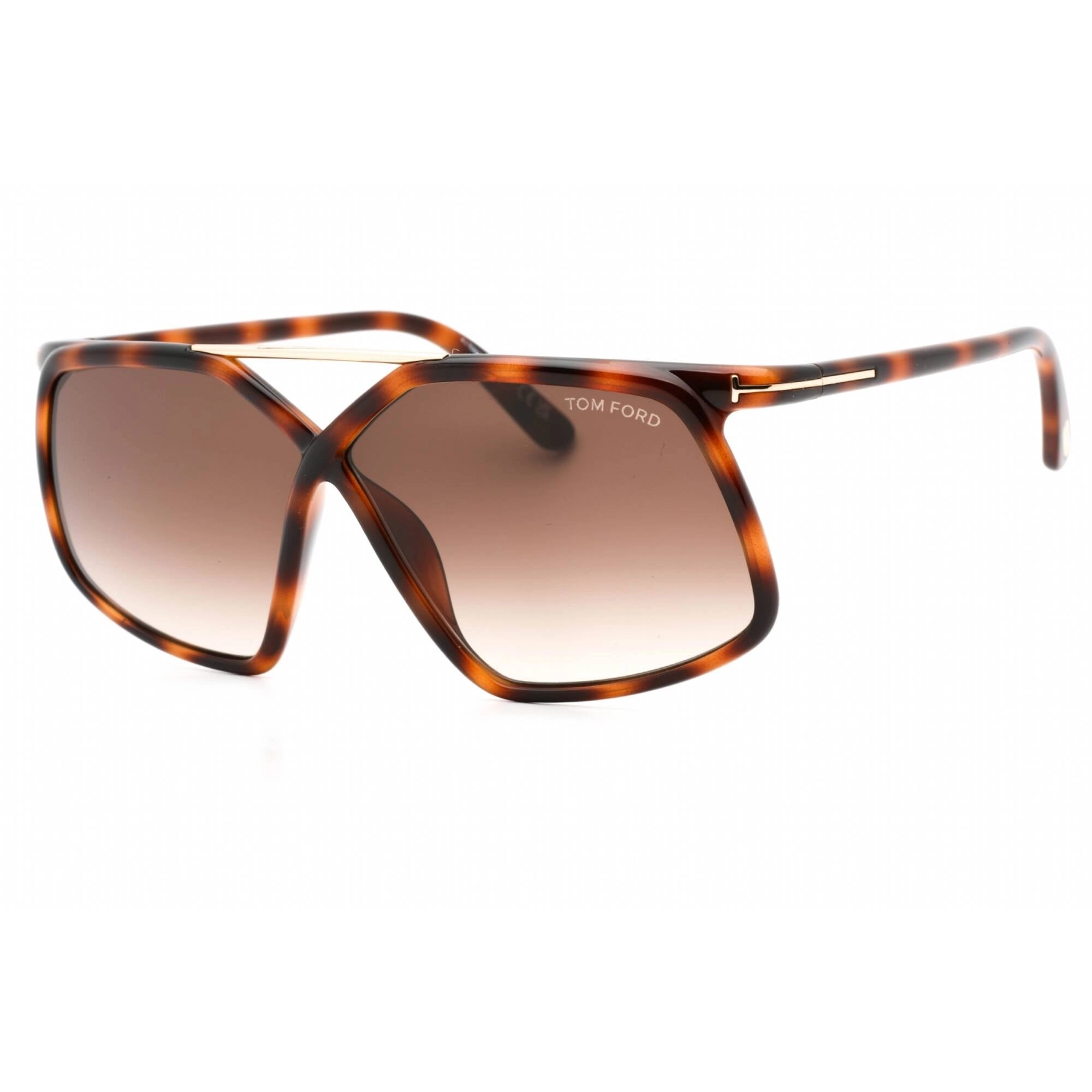 Tom Ford Women's Sunglasses - Dark Havana Square Shape Full Rim Frame | FT1038 52F