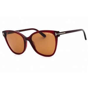 Tom Ford Women's Sunglasses - Red/Other Acetate Cat Eye Shape Frame | FT0844 ANI 68E