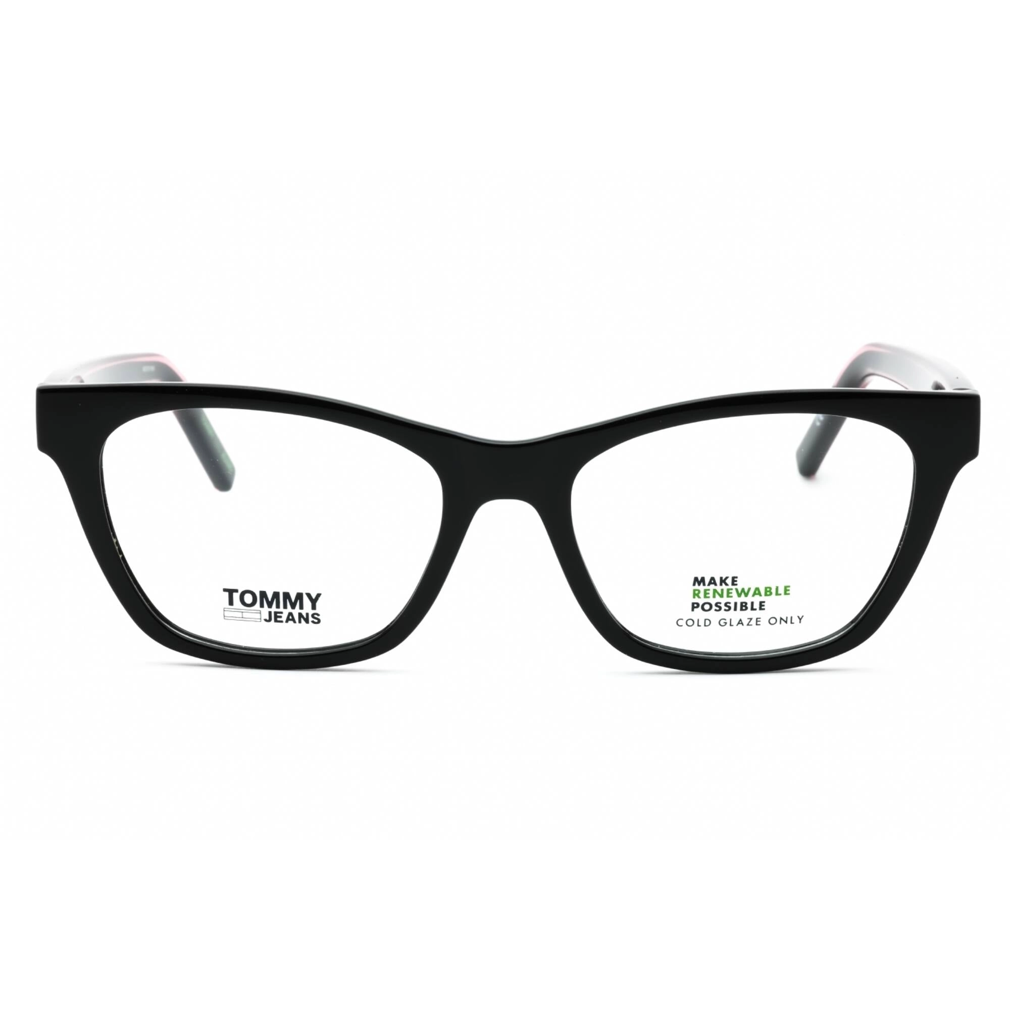 Tommy Hilfiger Women's Eyeglasses - Black Cat Eye Full Rim Frame | TJ 0080 0807 00