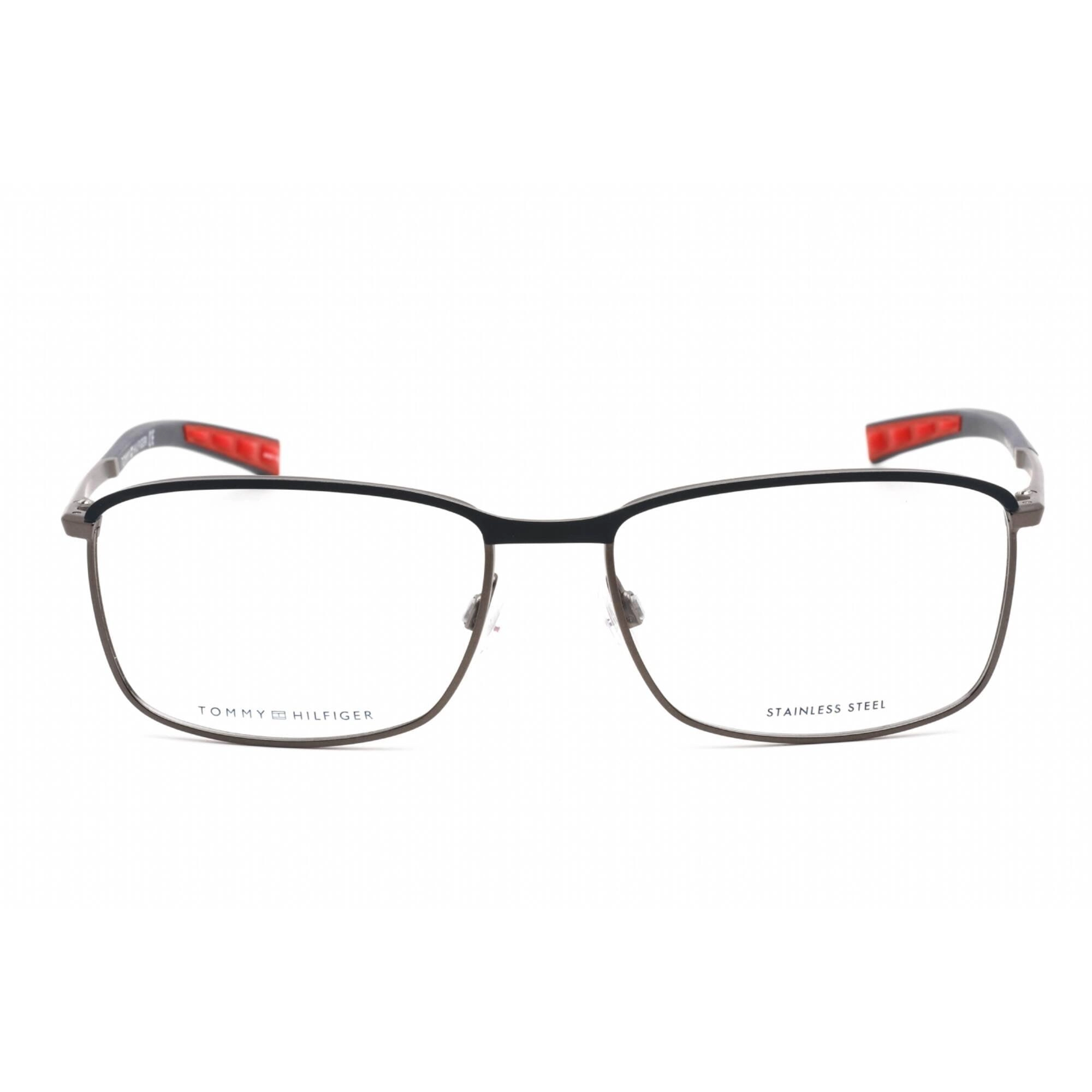 Tommy Hilfiger Women's Eyeglasses - Blue Ruthenium Rectangular Frame | TH 1954 0H2T 00