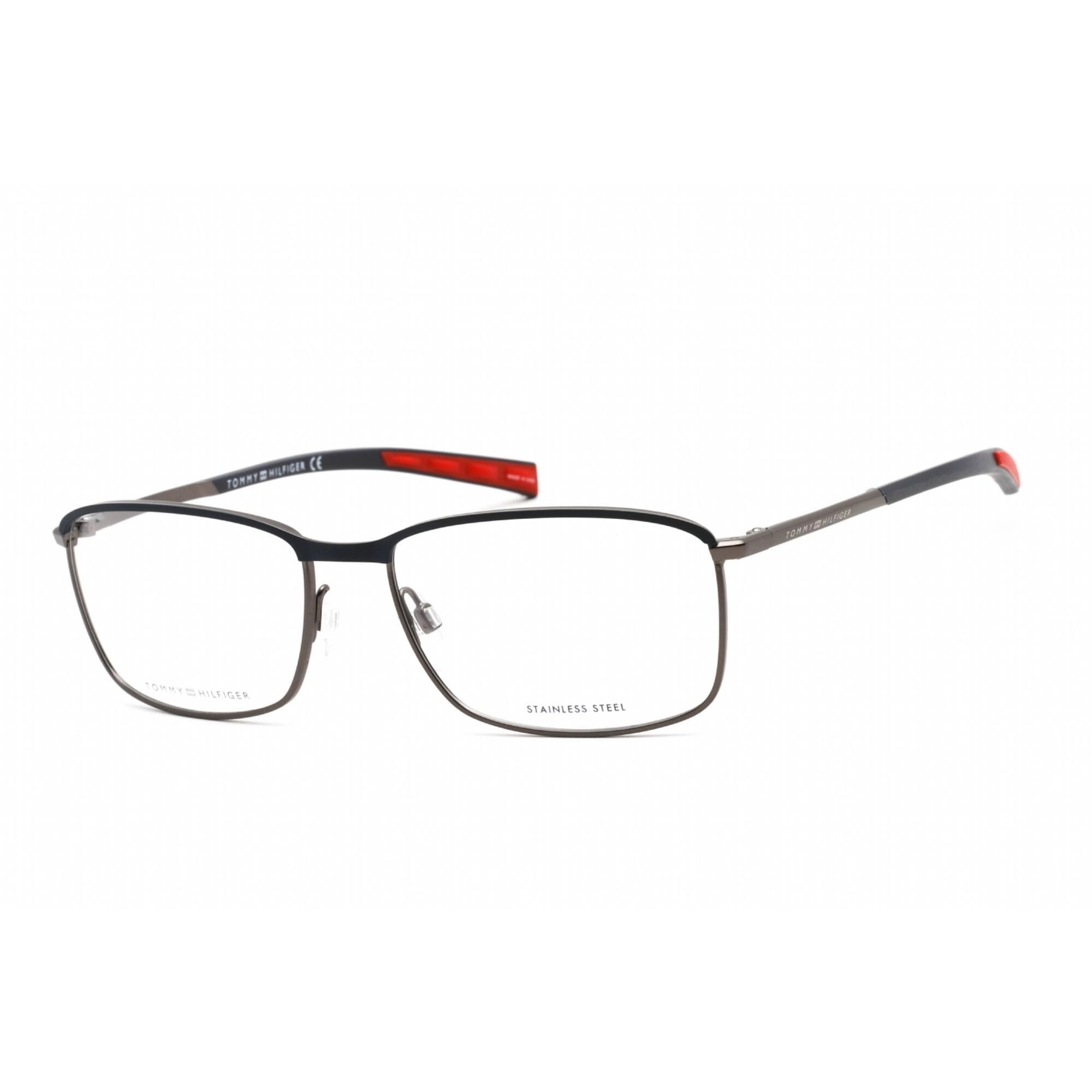Tommy Hilfiger Women's Eyeglasses - Blue Ruthenium Rectangular Frame | TH 1954 0H2T 00