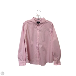 Top Long Sleeve By Liz Claiborne In Pink, Size: Xlp