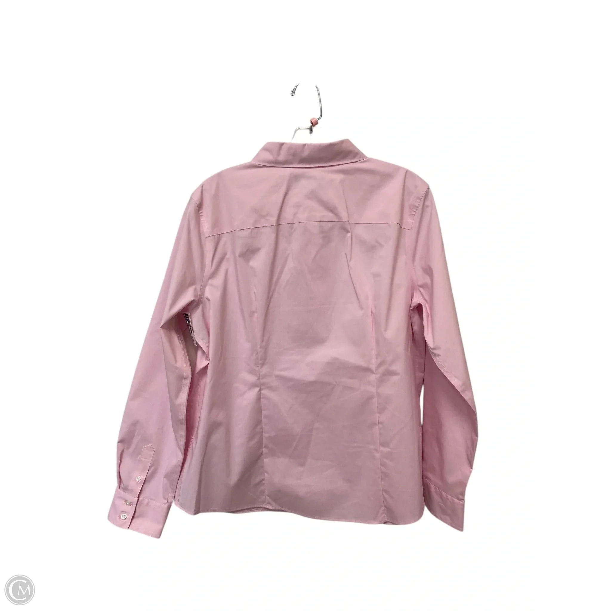 Top Long Sleeve By Liz Claiborne In Pink, Size: Xlp
