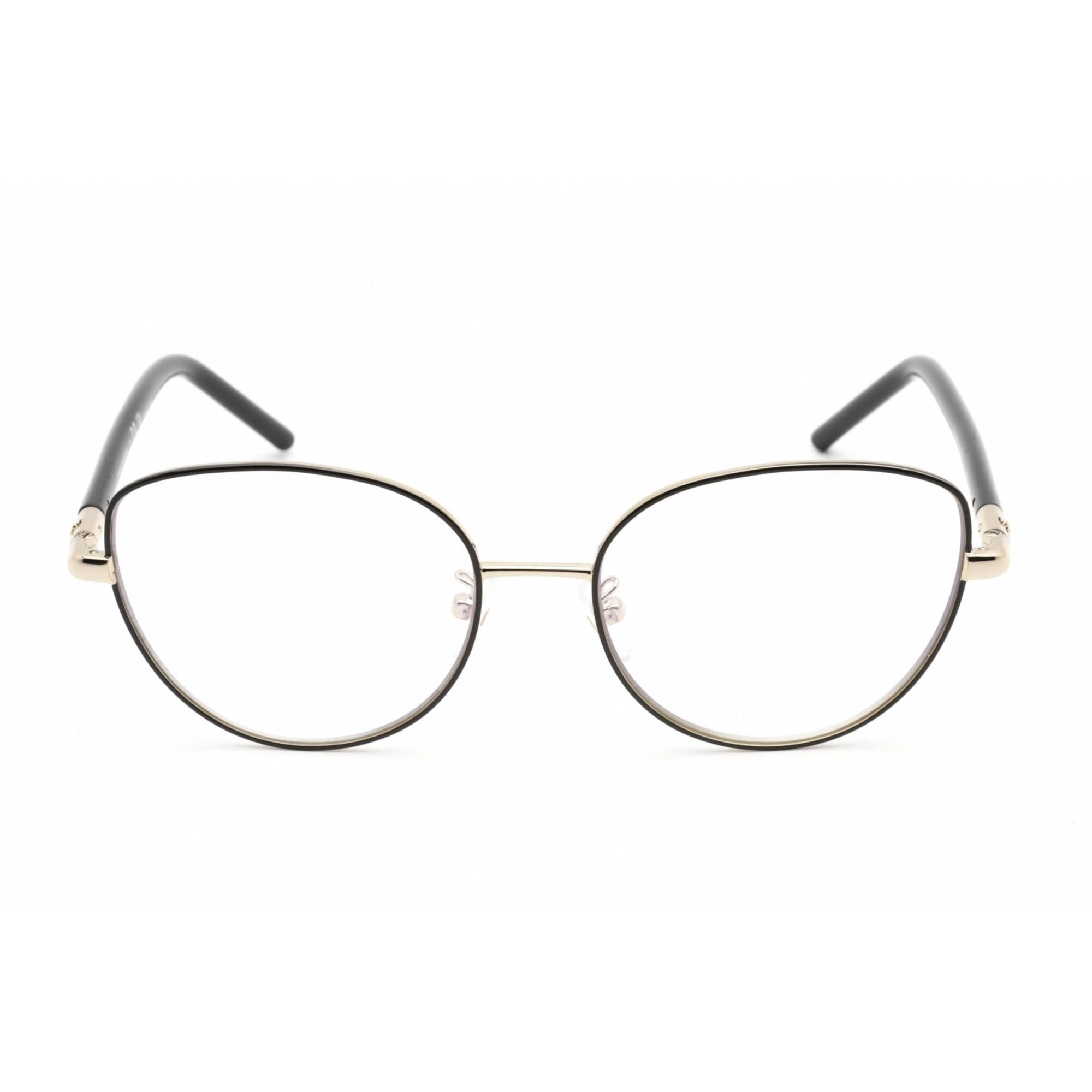 Tory Burch Women's Eyeglasses - Black/Shiny Gold Metal Cat Eye Frame | TY1073 3310SB