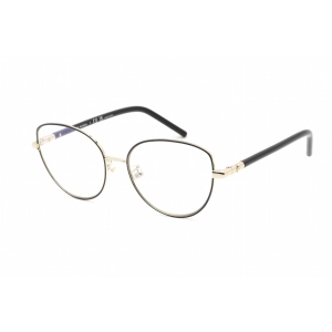 Tory Burch Women's Eyeglasses - Black/Shiny Gold Metal Cat Eye Frame | TY1073 3310SB