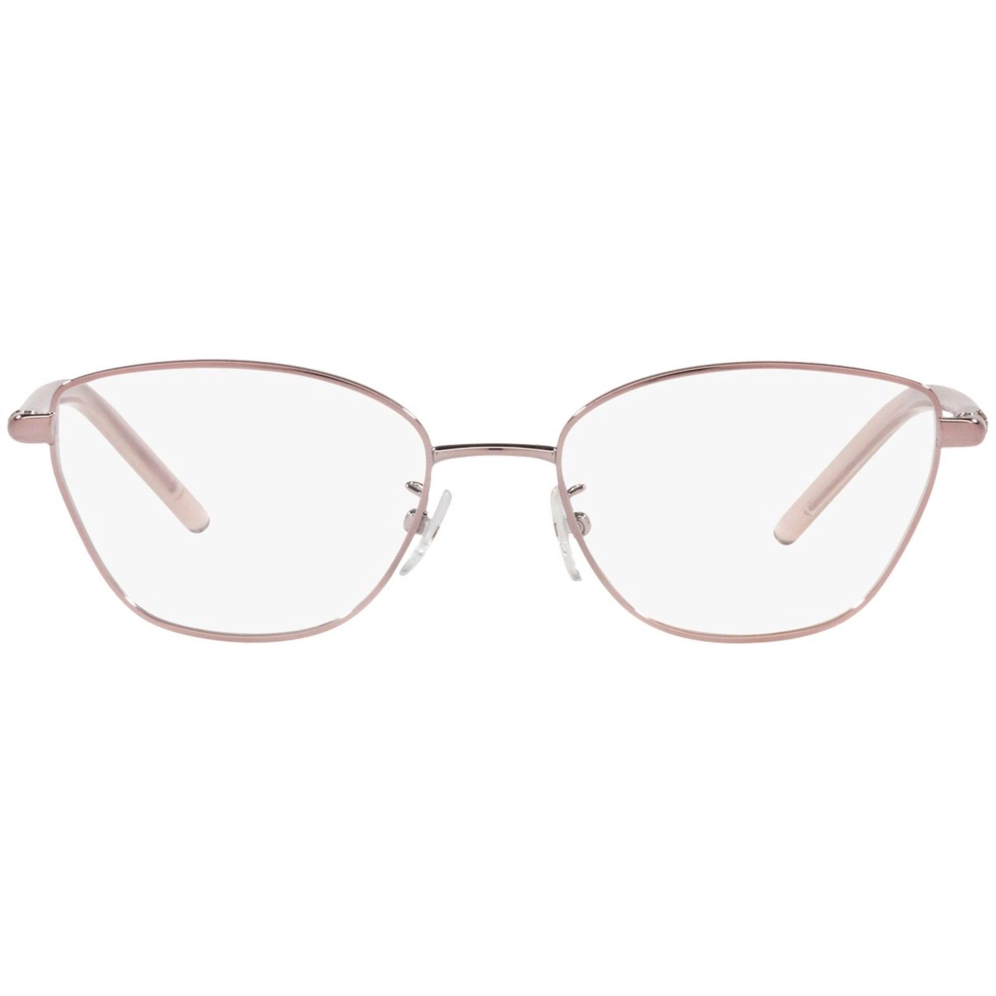 Tory Burch Women's Eyeglasses - Rose Gold Metal Cat Eye Frame Demo Lens | 1074 3317