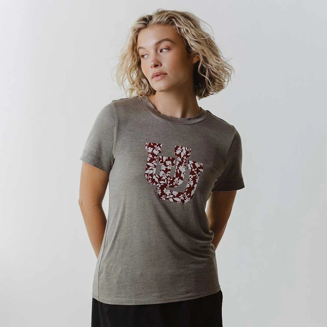 Utah Boyfriend Tee, Grey U of U