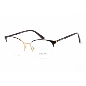 Versace Women's Eyeglasses - Eggplant/Gold Cat Eye Frame Clear Lens | VE1247 1418