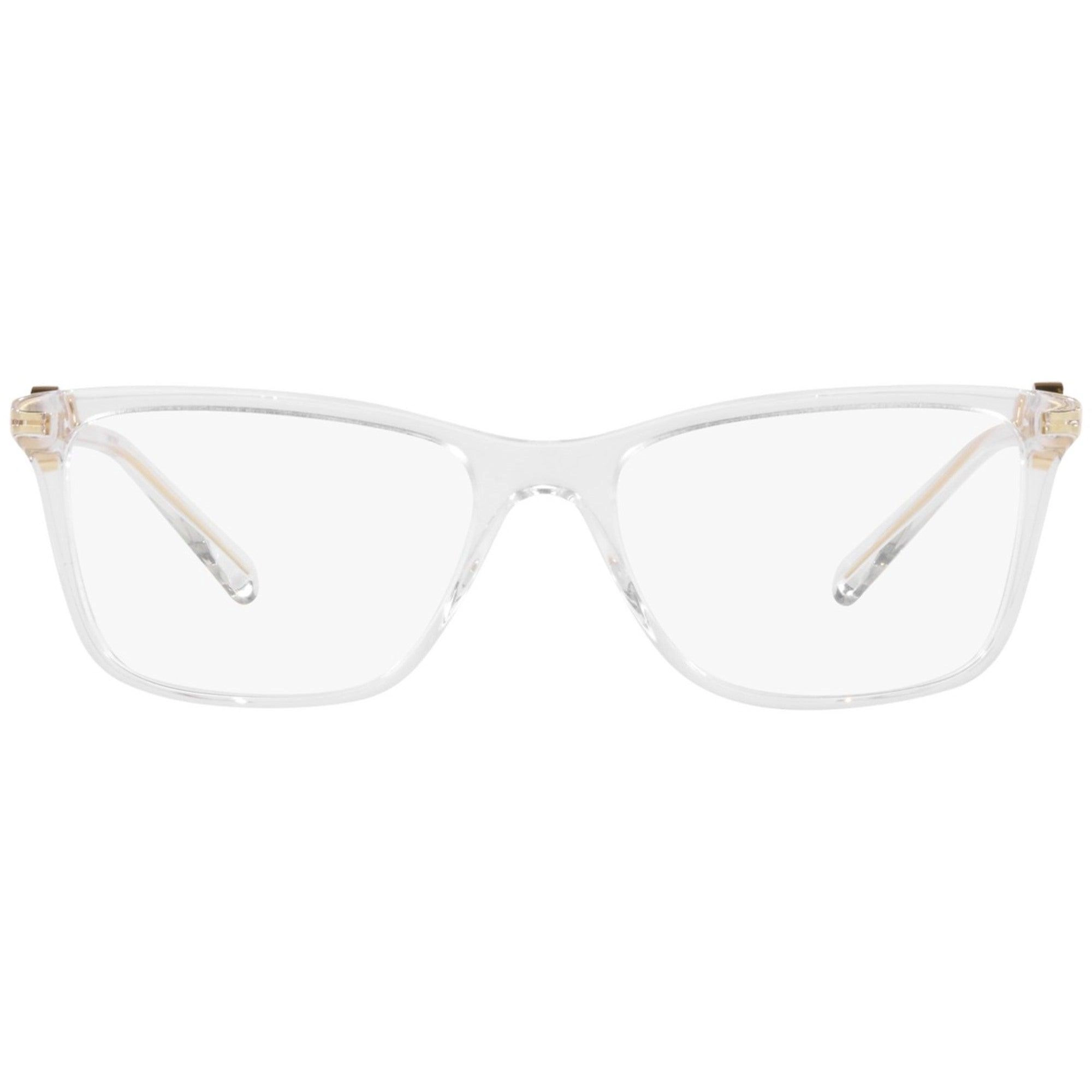 Versace Women's Eyeglasses - Full Rim Clear Plastic/Metal Rectangular | 0VE3299B 148